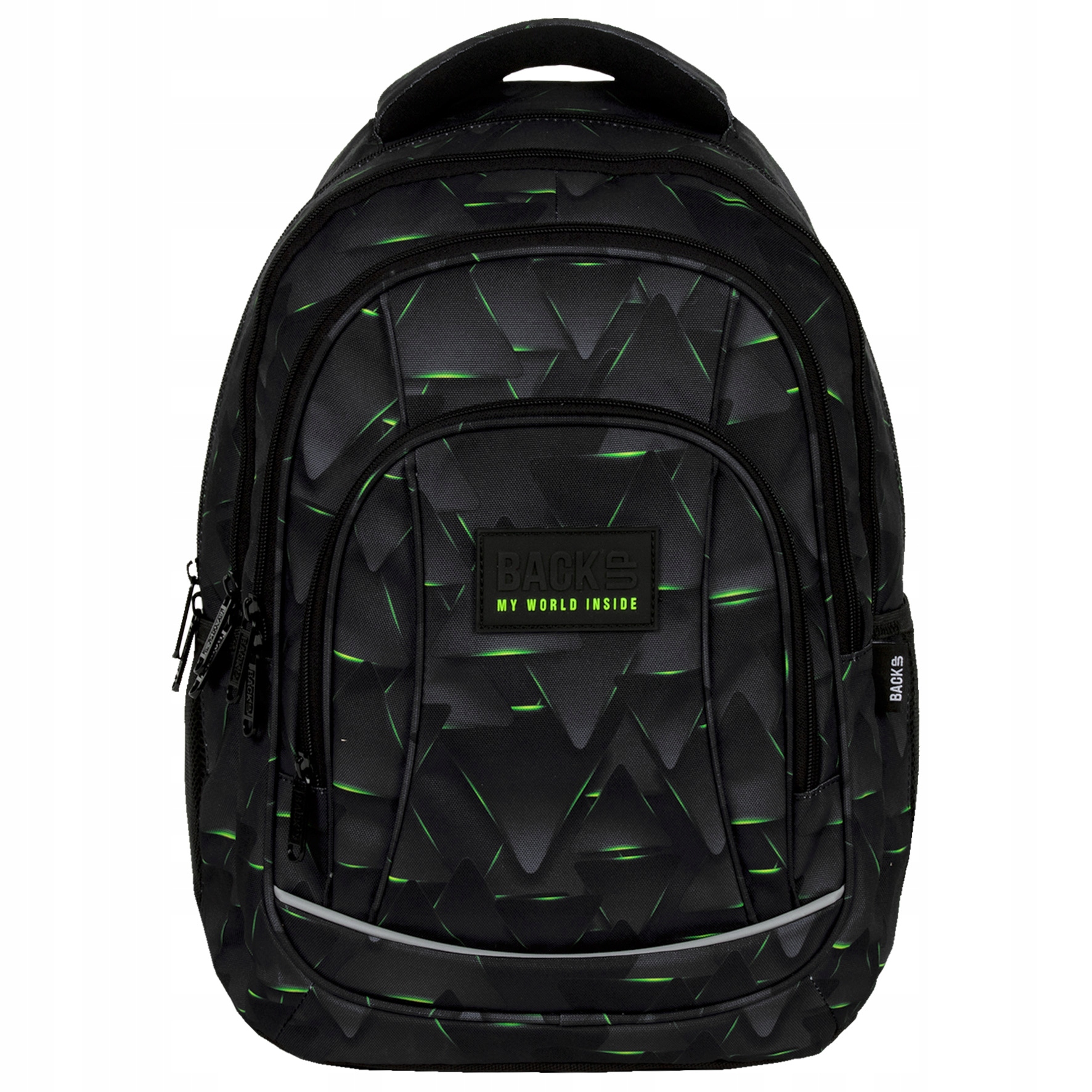 Mladistvý batoh Cyber Triangles s futuristickým dizajnom